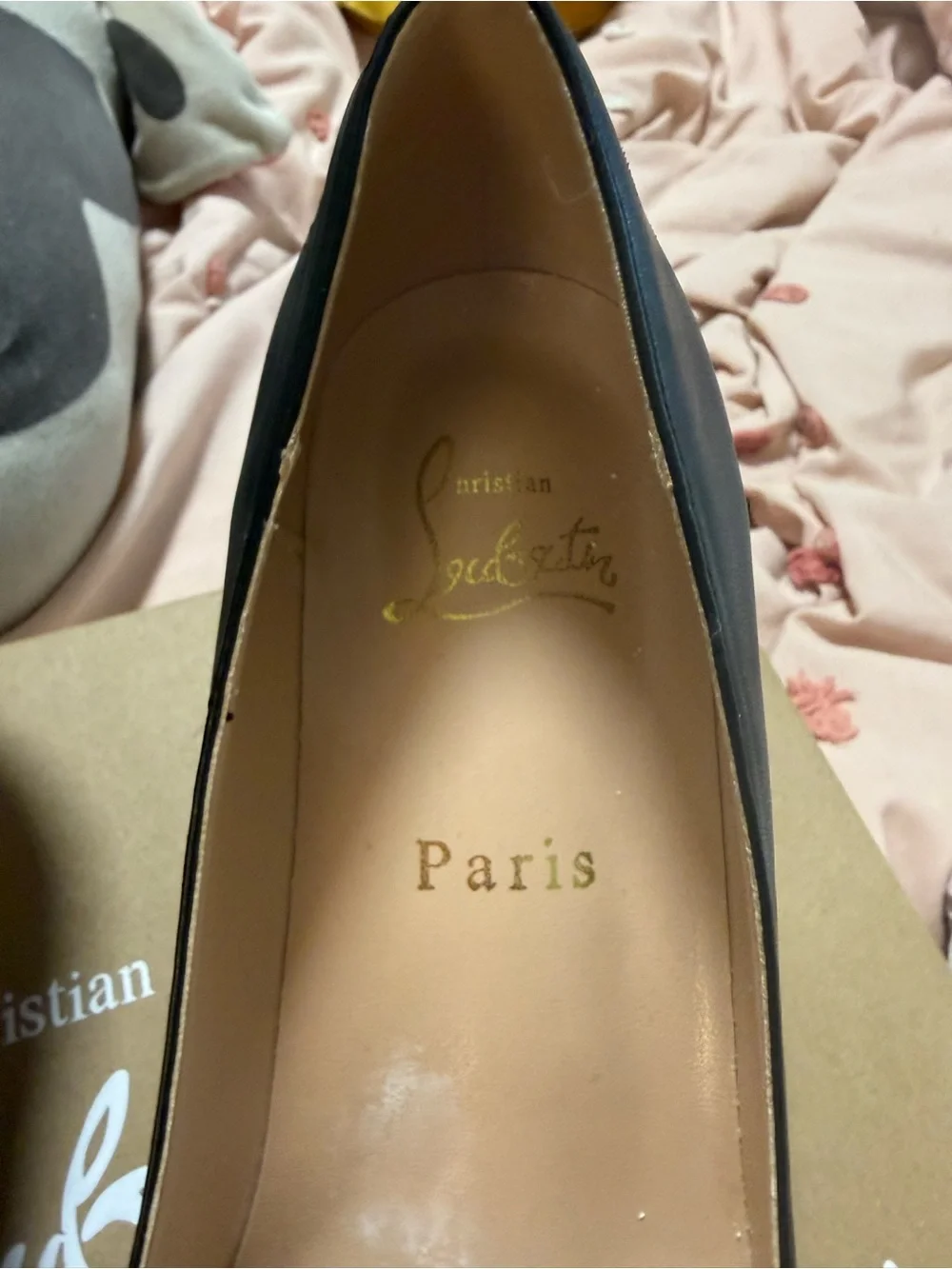 Christian Louboutin Women Black Pumps EUR 40 - 3 inch Heel